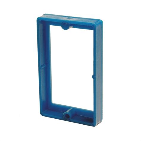 blue electrical box extender|exterior electrical outlet box extender.